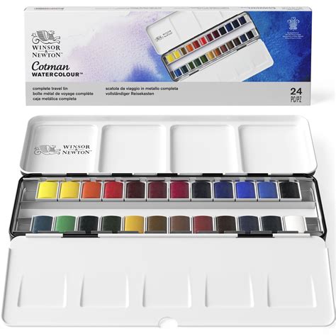 Ripley Set Acuarelas Cotman Winsor Newton Medio Godet