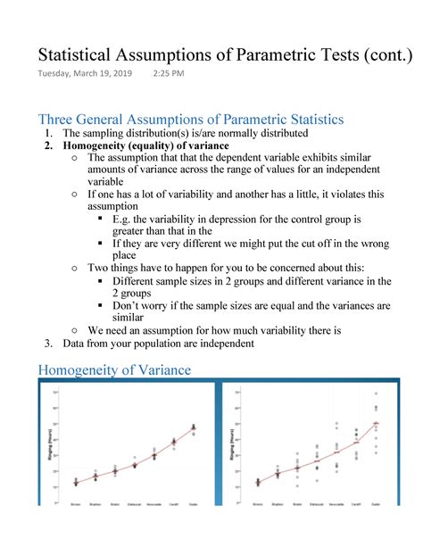 Statistical Assumptions Of Parametric Tests Cont Warning Tt Undefined Function 32 Three