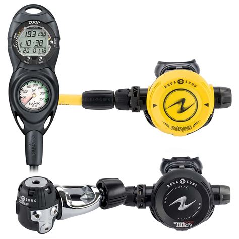 Aqua Lung Titan Regulator Octo Dive Computer Scuba Gear Package