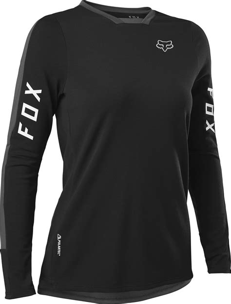 Fox Racing Women S Defend Pro Ls Jersey Black Mtb Trikots Bmo Bike