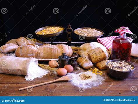 Bakery Ingredients Stock Photo Image Of Healthy Wheat 41637194