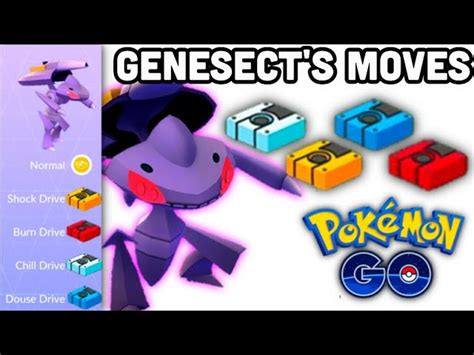 Pokemon Genesect Forms