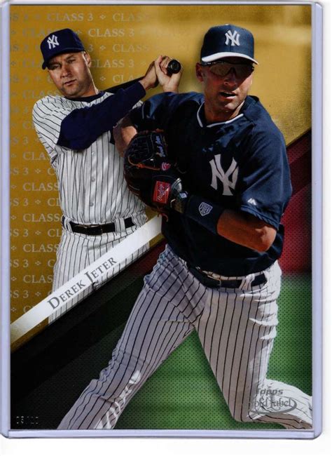 Derek Jeter Topps Gold Label Class One X Gold Yankees Ebay