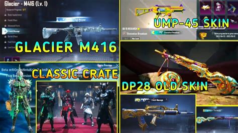 GLACIER M416 COMING SOON NEW UPCOMING UPGRADABLE GUN S SKIN UMP 45