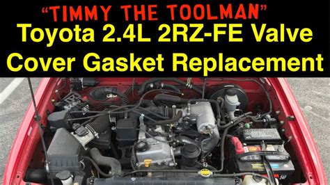 Toyota L Rz Fe Valve Cover Gasket Replacement W Misfire Diagnosis