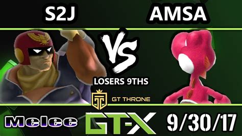 GTX 2017 Melee Tempo S2J Falcon Vs VGBC AMSa Yoshi SSBM L