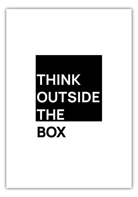 Poster Think Outside The Box【2024】