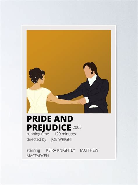 "pride and prejudice minimalist poster" Poster for Sale by bella-correa ...