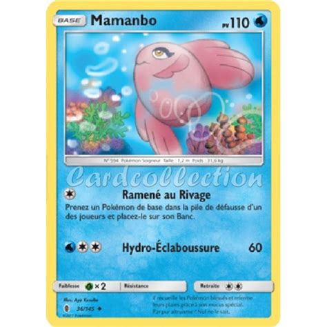 Mamanbo 36 145 SL2 Carte Pokémon peu commune neuve VF