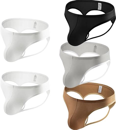 Faringoto Mens G String Thongs Bikini Briefs Underpants Underwear Double Thong At Amazon Mens