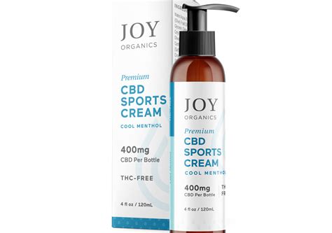 Joy Organics Premium Cbd Sports Cream Charm City Hemp