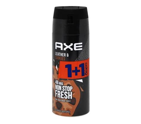 AXE Deodorant Bodyspray 150ml Leather Cookies 1 1 FREE Cheap Basket