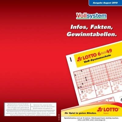 Infos Fakten Gewinntabellen Lotto Bayern