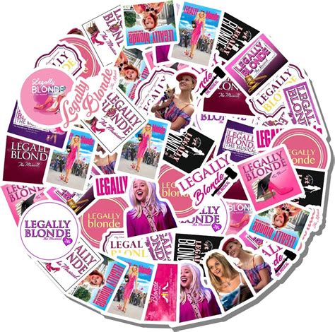 Amazon Pcs Stickers Pack Legally Aesthetic Blonde Vinyl