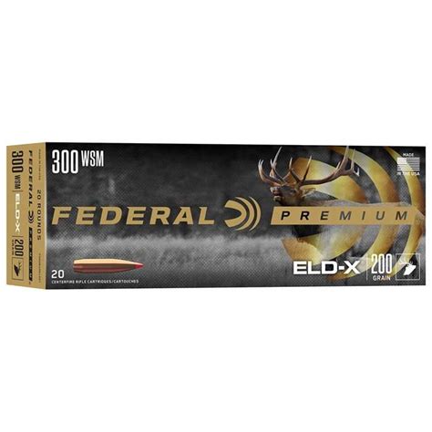 Federal Premium Wsm Grain Rounds Eld X Gradys Great Outdoors