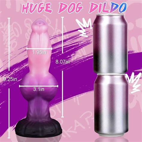 Fantasy Monster Cock Dildo Huge Dragon Thick Dog Dildo with Big Knot