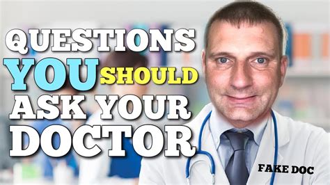 4 Questions You Need To Ask Your Doctor Youtube