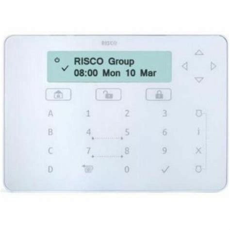 Risco Tastiera Touch Elegant Bianca Antifurto RPKELPWT000B EBay