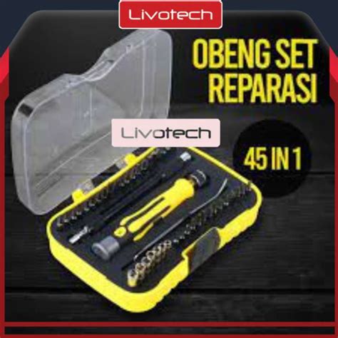 Jual Obeng Set 45 In 1 6093A Screwdriver Tool Reparasi Repair Kit Multi