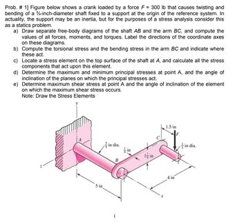 Answered Prob Figure Below Shows A Crank Bartleby