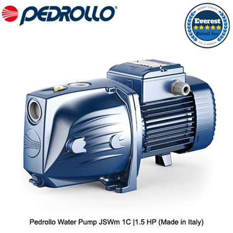 Pedrollo Water Pump Jswm A Choose Between Hp And Hp Made In