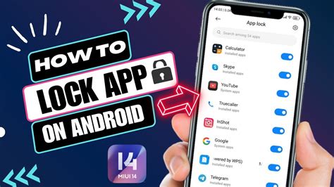 How To Lock Apps With Password On Android How To App Lock Youtube