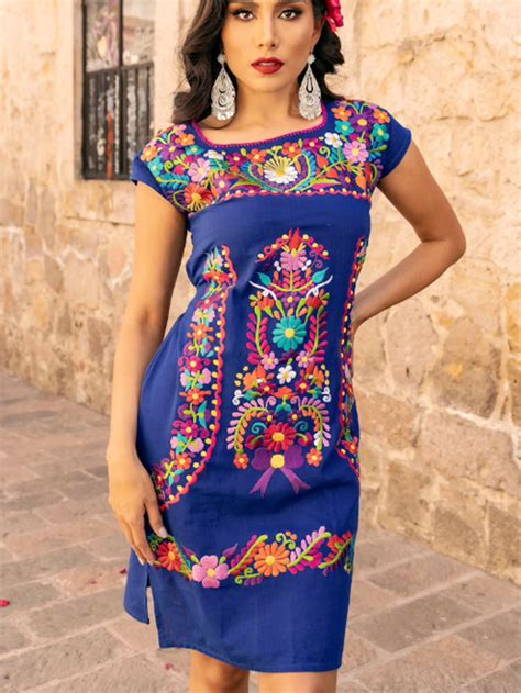 colorful embroidered traditional dress volcaniccrafts