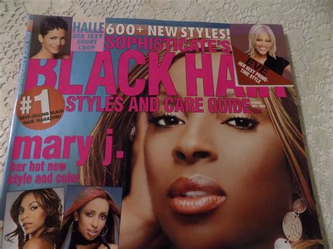 Sophisticate S Black Hair Styles Care Magazine November 2003 Mary J Very Nice Ebay