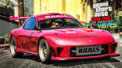 TUNANDO O NOVO CARRO ANNIS ZR350 MAZDA RX7 GTA 5 Online DLC TUNERS