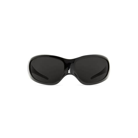 Skin Xxl Cat Sunglasses In Black Balenciaga Us