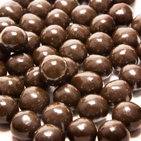 Dark Chocolate Malt Balls 8 Oz Bag Krema Nut Company