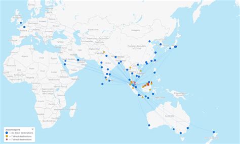 Malaysia Airlines Flight Route Destinations Map In 2026 - Brilliant Maps