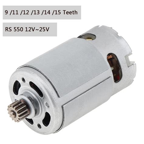 RS550 12V 14 4V 16 8V 18V 25V 19500 RPM DC Motor With 9 11 12