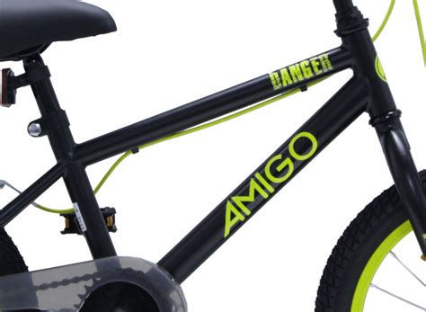 Amigo Barncykel Bmx Danger 16 Tum Junior Svart Gul