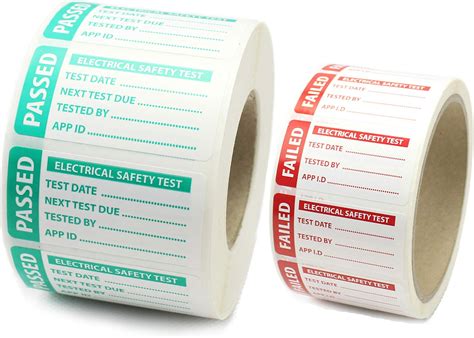 Passed Pat Test Labels And Free Failed Labels Mm X Mm