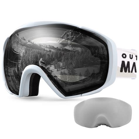 Outdoormaster Ski Goggles With Cover Snowboard Snow Goggles Otg Anti