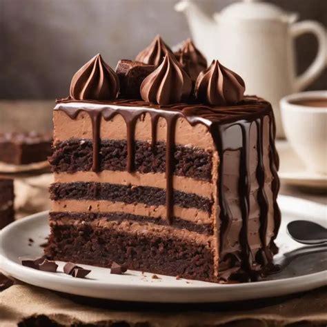 Decadent Triple Chocolate Cake