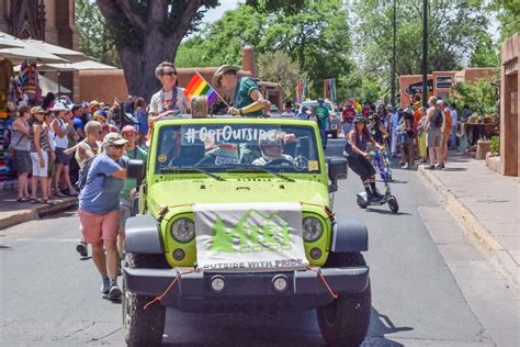 Gay Pride Parade Santa Fe New Mexico Editorial Photography Image Of