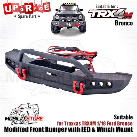 Jual Upgrade Modified Front Bumper With Led And Winch Mount Trx4m Ford