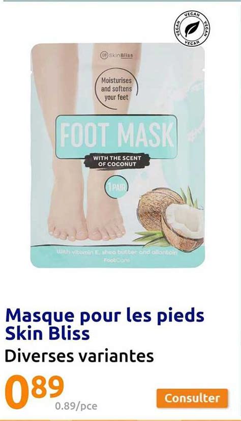 Promo Masque Pour Les Pieds Skin Bliss Chez Action Icatalogue Fr