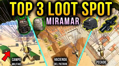 Top 3 Loot Locations On Miramar Map Best Places To Land Pubg Mobile