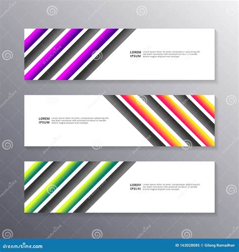 Business Banner Template Layout White Background Design Corporate