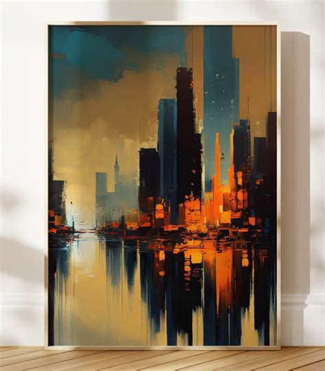 Abstract Cityscape 3 Wall Art - Printable Art