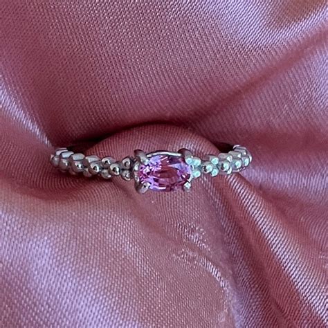 Pink Sapphire Ring - Etsy