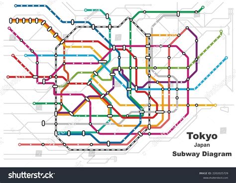 Japan Train Map Photos and Images