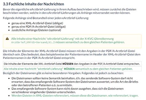 format von earztbriefen