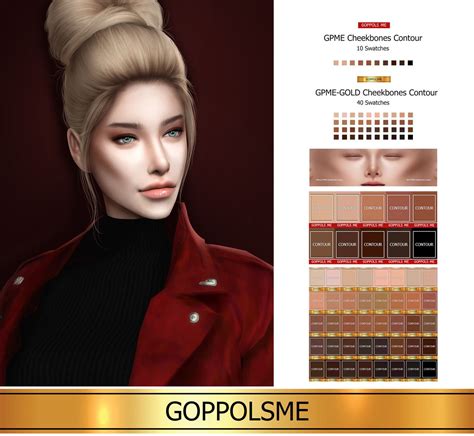 Goppols Me — Gpme Cheekbones Contour 10 Swatches Download Highlight