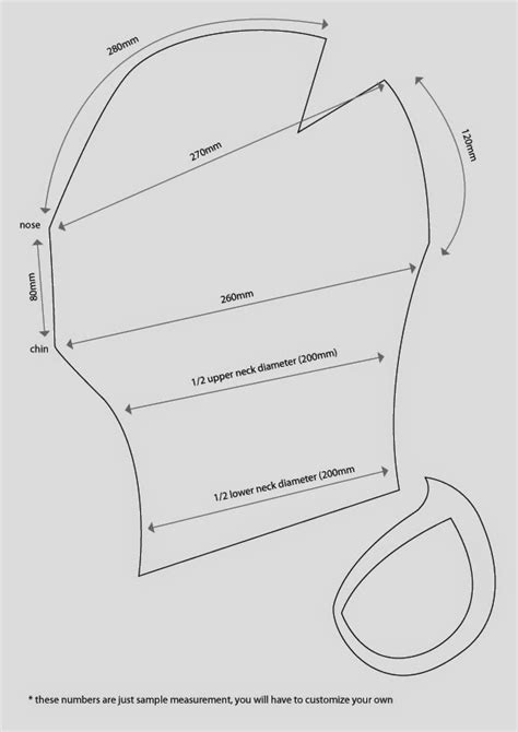 Spiderman Mask Sewing Pattern