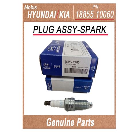 1885510060 PLUG ASSY SPARK Genuine Korean Automotive Spare Parts