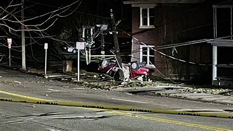 Cpd Man Dead After Crashing Car Into Telephone Pole In Westwood